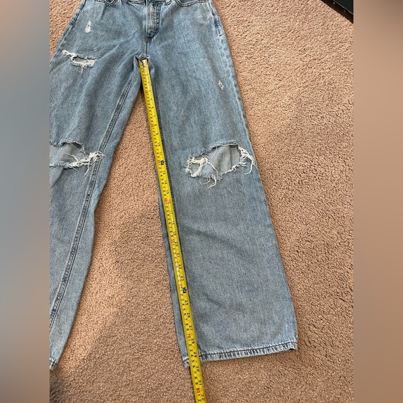 TOMMY HILFIGER Ultra High-rise Wide Leg Ripped Jeans - Picture 6 of 9